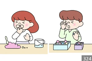정부기관 교육·안전 삽화 작업